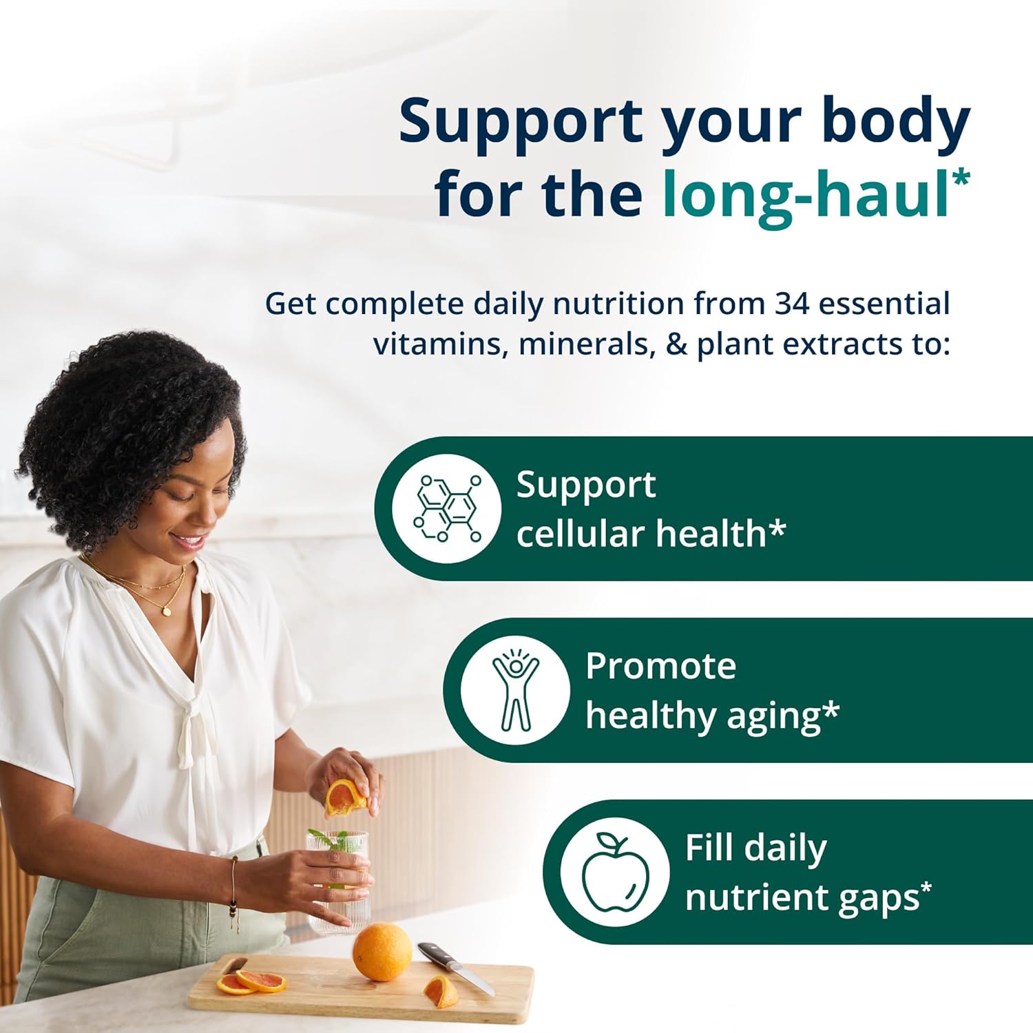 Metagenics PhytoMulti Multivitamin - 20+ Essential Vitamins & Minerals with Phytonutrients - Supports Healthy Aging, Cellular Health, Energy & Immune Function - Non-GMO & Gluten-Free - 60 Capsules - Image 3