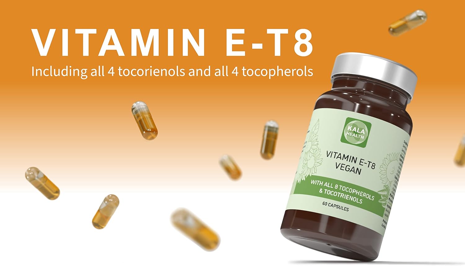 Unique Vegan Formula with All 8 Tocopherols and Tocotrienols Vitamin E – Contains no PAH’s, Heavy Metals, Contaminants or Preservatives - Certified Sustainable - Hair, Scars and Skin (60) - Image 4