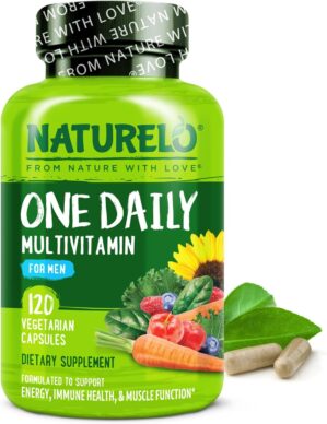 NATURELO Mens Multivitamins –...