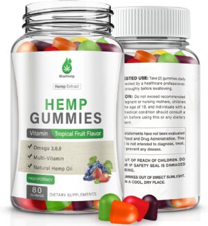 Hemp Gummies for Sleep, Pain, Anxie...