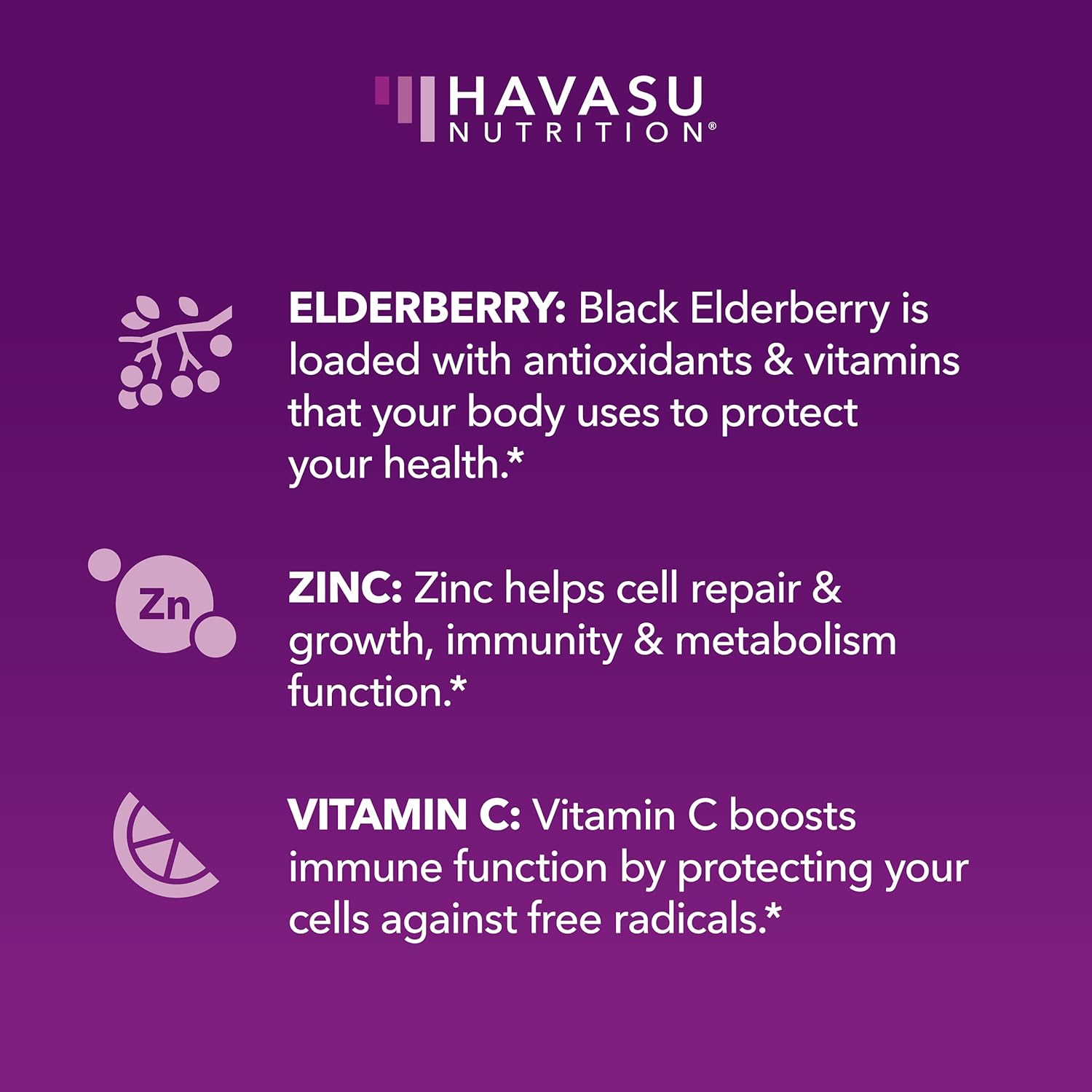 Sambucus Elderberry Gummies for Adults - Immune Support Supplement with Vitamin C and Zinc - Enhanced Formula for Daily Defense - 60 Count, 1 Month Supply, Berry Flavor - Convenient Wellness - Image 6