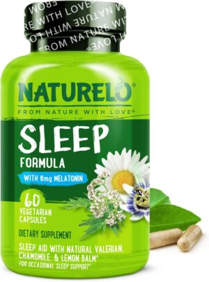 NATURELO Sleep Aid – with Mel...