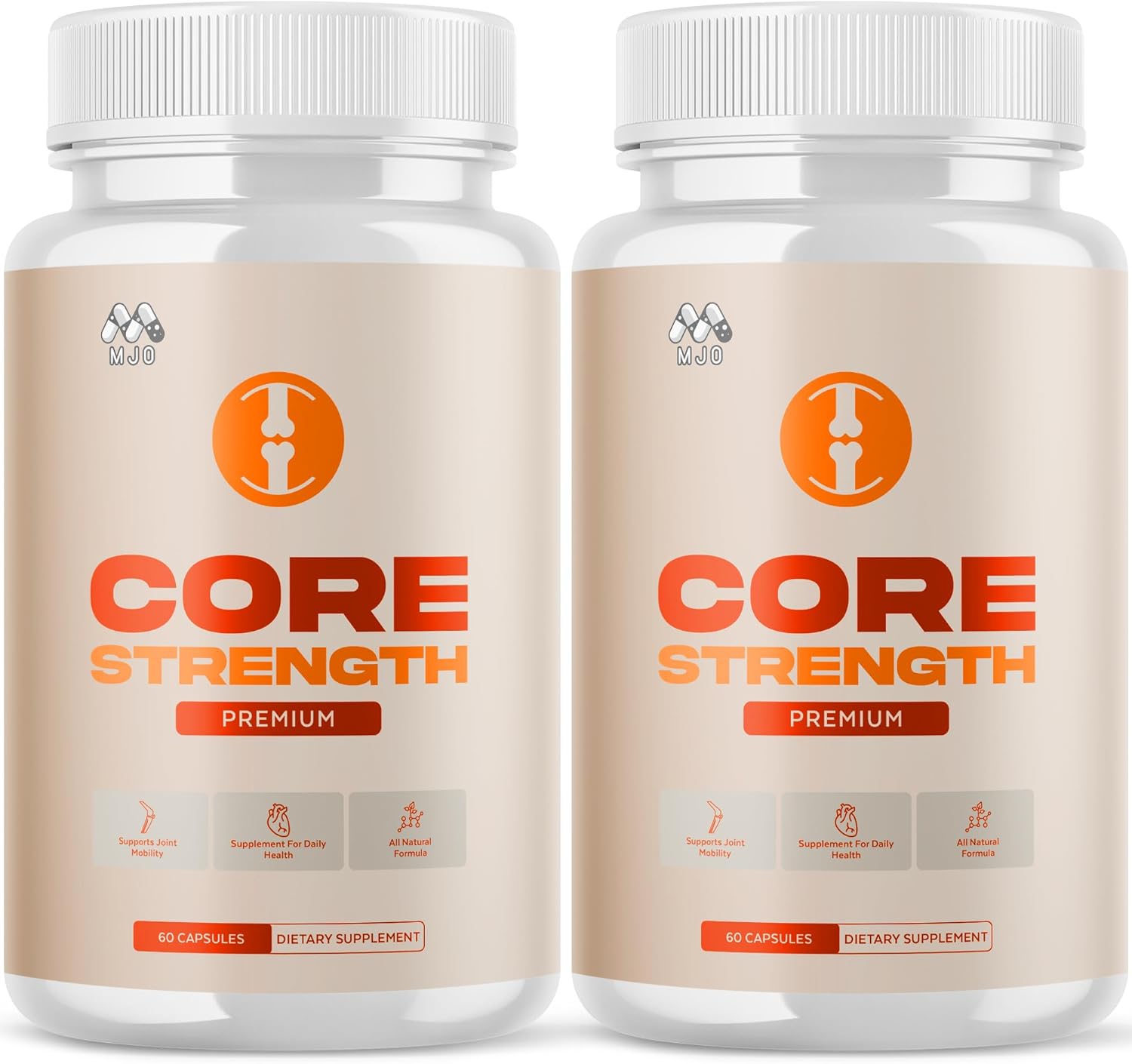 (2 Pack) Core Strength Supplement for Joint Support, Official Core Strength Joint Pills with All Natural Ingredients, Advanced Health & Wellness Support with Max Strength Multivitamins (120 Capsules)
