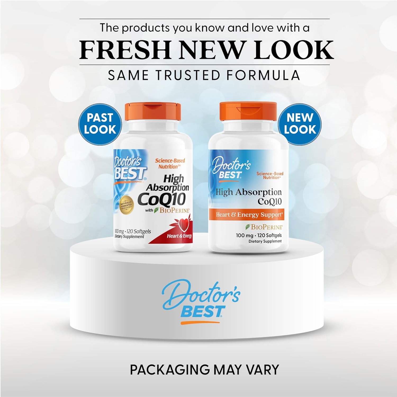 Doctor's Best High Absorption CoQ10 with BioPerine Supplement - Coenzyme Q10 Softgels for Heart Health & Antioxidant Support, Naturally Fermented CoQ10 100mg for Women & Men, Non GMO - 120 Softgels - Image 2