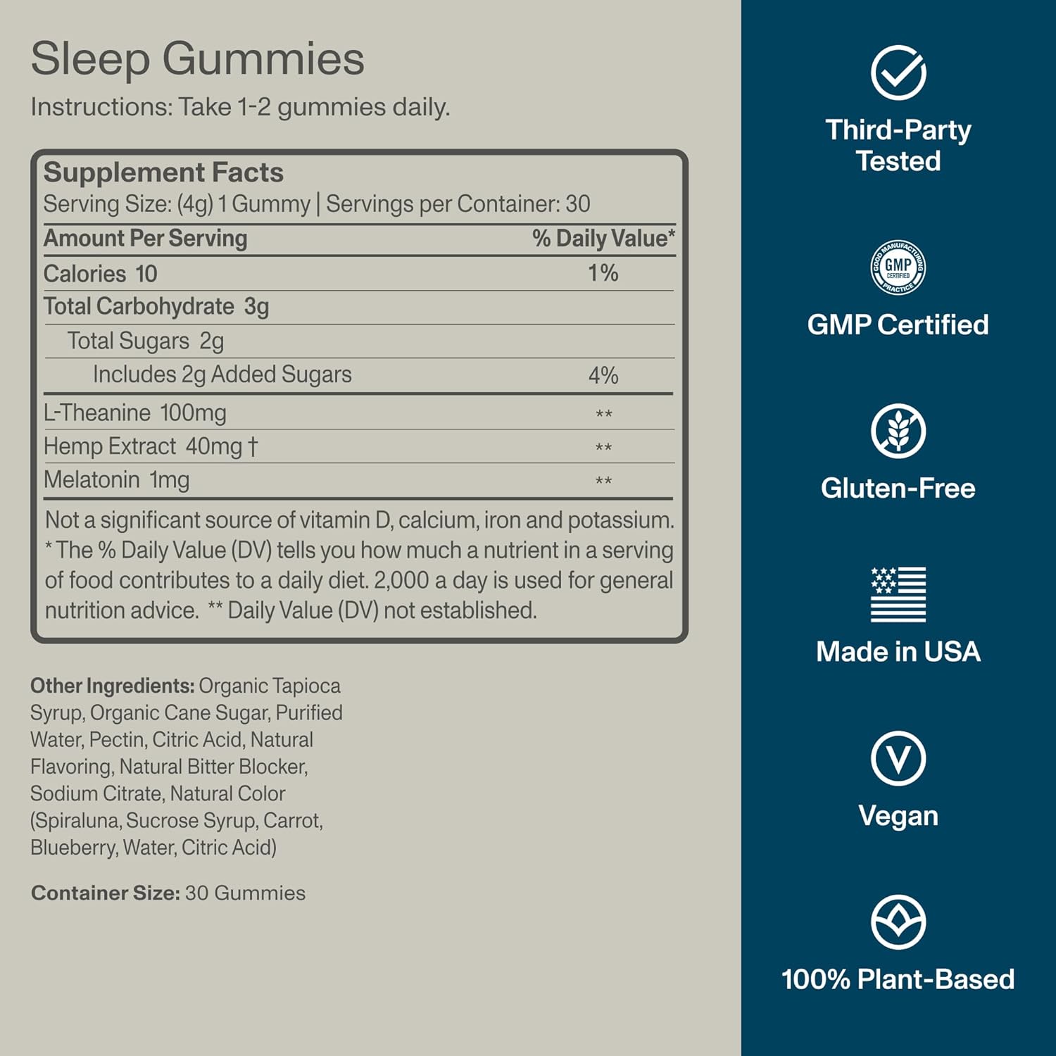FOCL Sleep Gummies - Sleep Aid, Melatonin Gummies to Promote Calm Mind & Fall Asleep Faster - Gummy Supplement for Deep Sleeping - Sleeping Gummy for Adults - 30 ct, Sour Blue Raspberry - Image 5