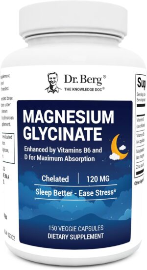 Dr. Berg Magnesium Glycinate 150ct ...
