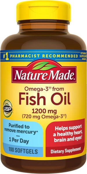 Nature Made Fish Oil Omega 3 Supple...
