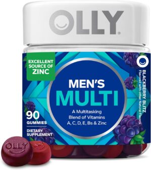 OLLY Men’s Multivitamin Gummy...