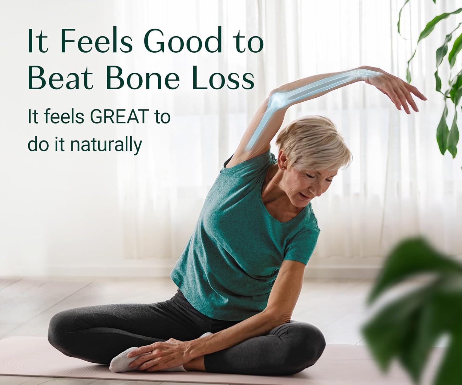 AlgaeCal - Strontium Boost, Natural Calcium Supplement for Bone Density Increase, Strontium Citrate 680 mg, Easy to Swallow for Bone Health & Bone Strength, Gluten-Free - 60 Veggie Caps- Made in USA - Image 8