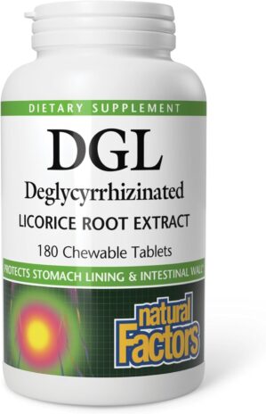 Natural Factors DGL Chewable –...