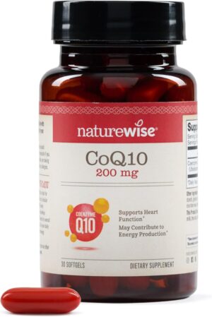 NatureWise CoQ10 200mg Softgels, Hi...