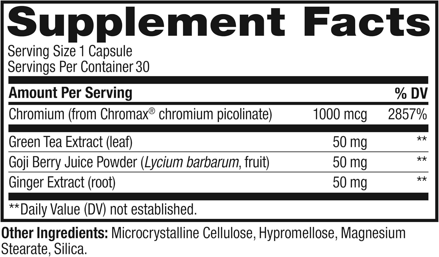 OLLY Combat Cravings, Metabolism & Energy Support Supplement,1000 mcg Chromium, Green Tea, Goji Berry, Ginger - 30 Count - Image 9