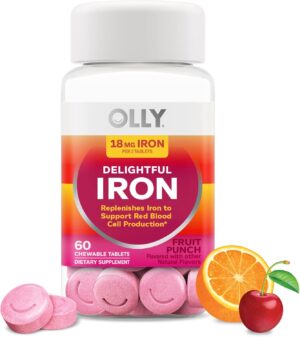 OLLY Delightful Iron Chewable Table...