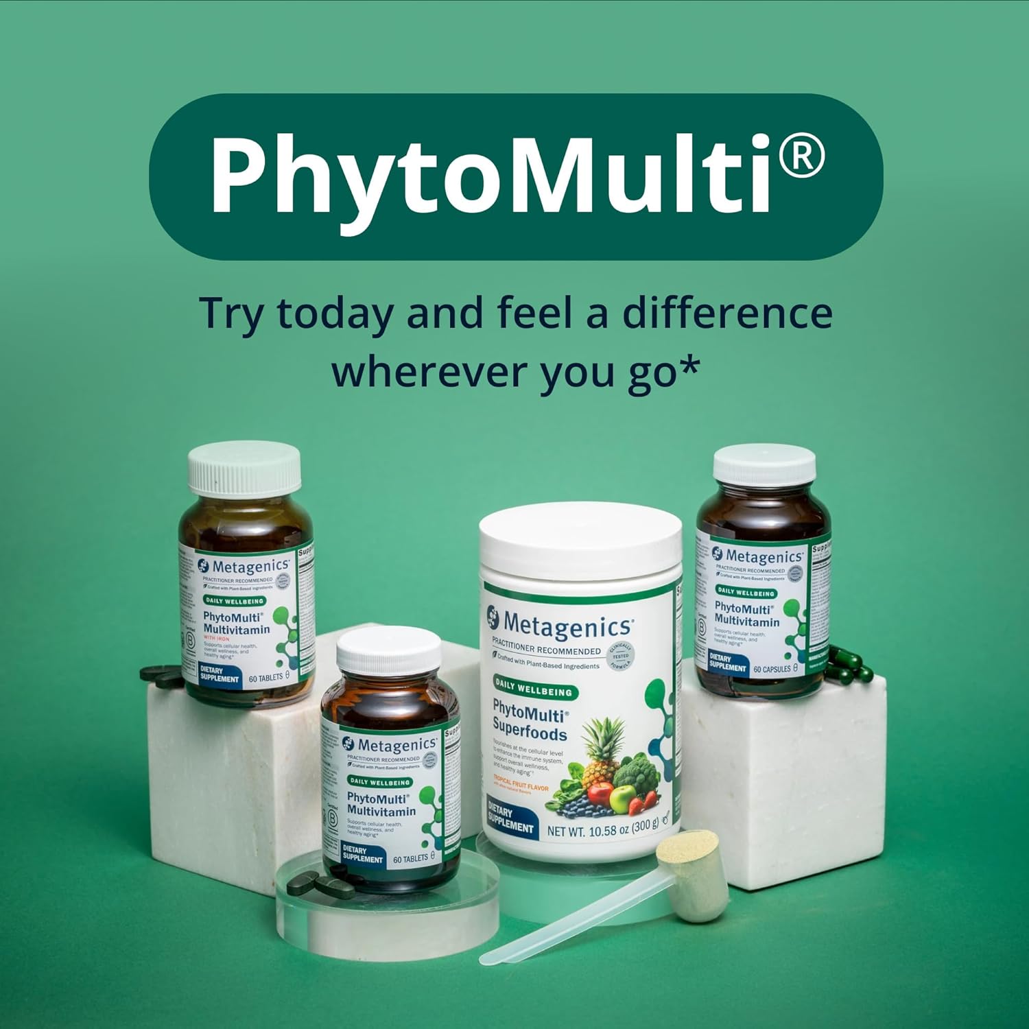 Metagenics PhytoMulti Multivitamin - 20+ Essential Vitamins & Minerals with Phytonutrients - Supports Healthy Aging, Cellular Health, Energy & Immune Function - Non-GMO & Gluten-Free - 60 Capsules - Image 8