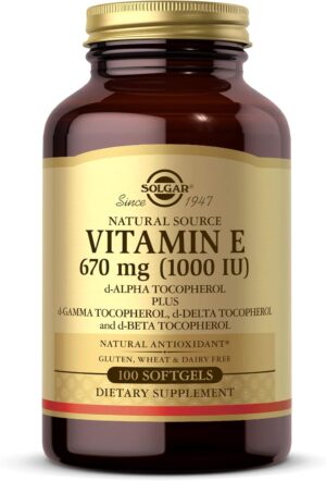 Solgar Vitamin E 670 mg (1000 IU), ...