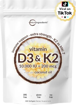 Micro Ingredients Vitamin D3 10,000...