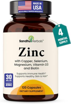 Zinc 30mg with Copper, Selenium  ...