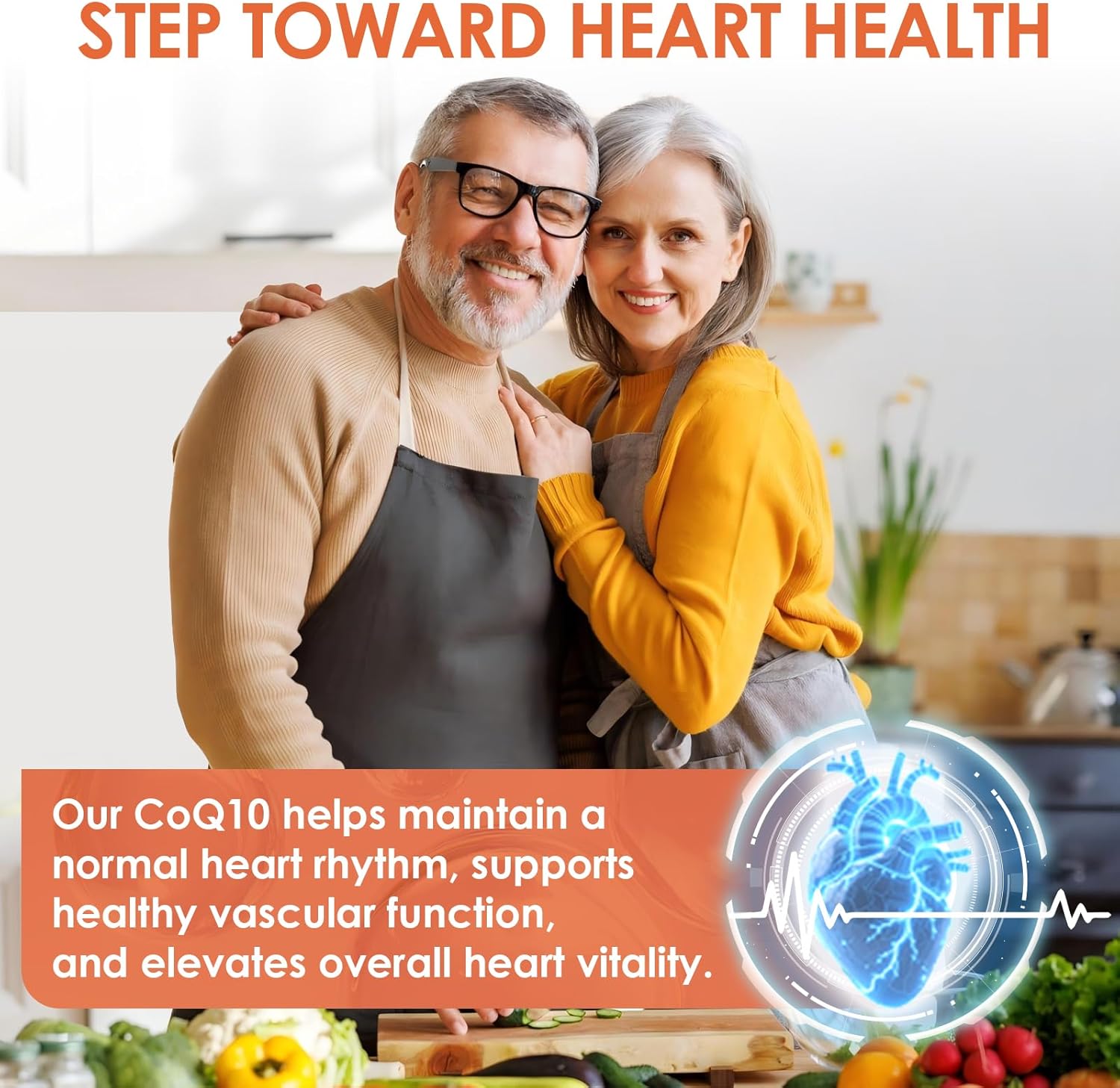 NATURE TARGET Ubiquinol CoQ10 200mg softgels with PQQ & Turmeric, High Absorption Coenzyme Q10 Supplement with ALA & Black Pepper, Antioxidant for Heart & Brain Health, Energy Production, 120 Count - Image 3