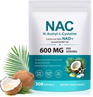 AIQIUSHA NAC Supplement 600mg, N-Ac...