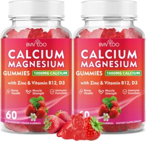 Calcium Gummies 1000mg with Vitamin...