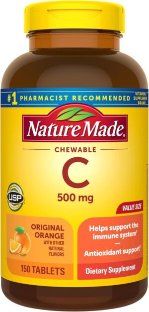Nature Made Chewable Vitamin C 500 ...
