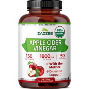 Zazzee USDA Organic Apple Cider Vin...