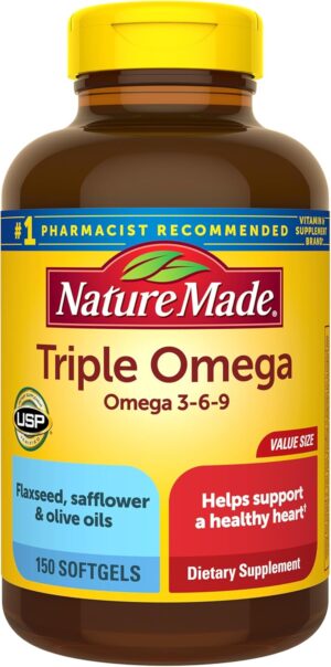 Nature Made Triple Omega 3 6 9 Supp...