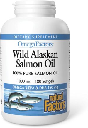 Natural Factors Wild Alaskan Salmon...