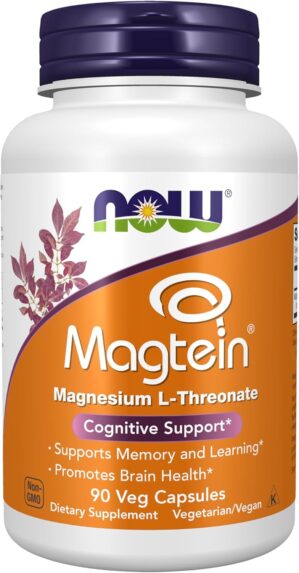 NOW Foods Supplements, Magtein™ w...