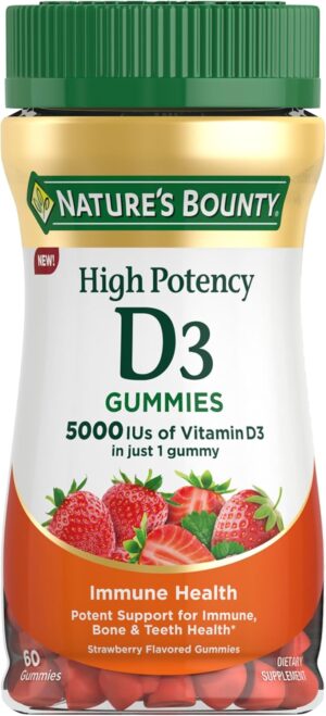 Nature’s Bounty Vitamin D 5000 IU...