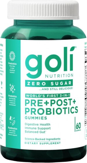 Goli Zero Sugar Pre Pro Postbiotic ...