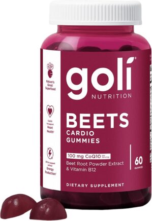 Goli Beets Cardio Gummies with CoQ1...