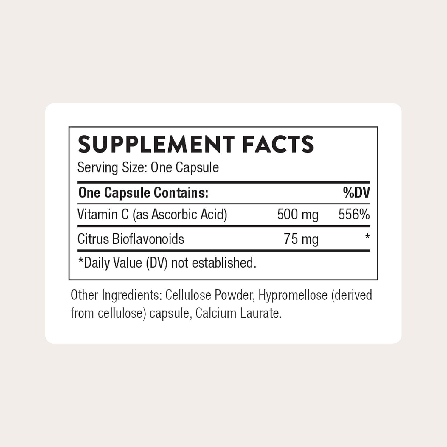 THORNE - Vitamin C 500 mg - Blend of Vitamin C and Citrus Bioflavonoids from Oranges - Supports Immune System, Cellular Energy Production & Collagen Synthesis* - Third-Party Certified - 90 Servings - Image 2