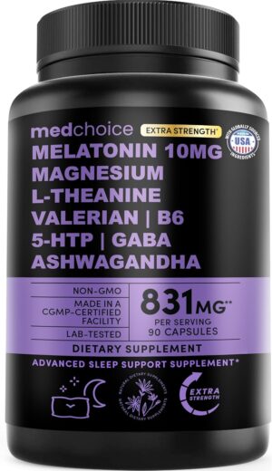 12-in-1 Melatonin Sleep Extra Stren...