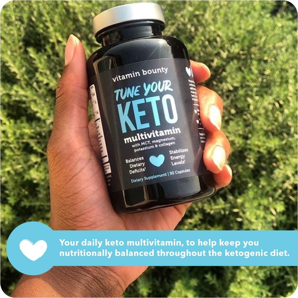 Vitamin Bounty Tune Your Keto Multivitamin with Magnesium & Potassium - Daily Supplements for Men & Women on Keto Diet - Energy & Cramp Relief - Ketosis Support - GLP-1 Support - 90 Capsules - Image 5