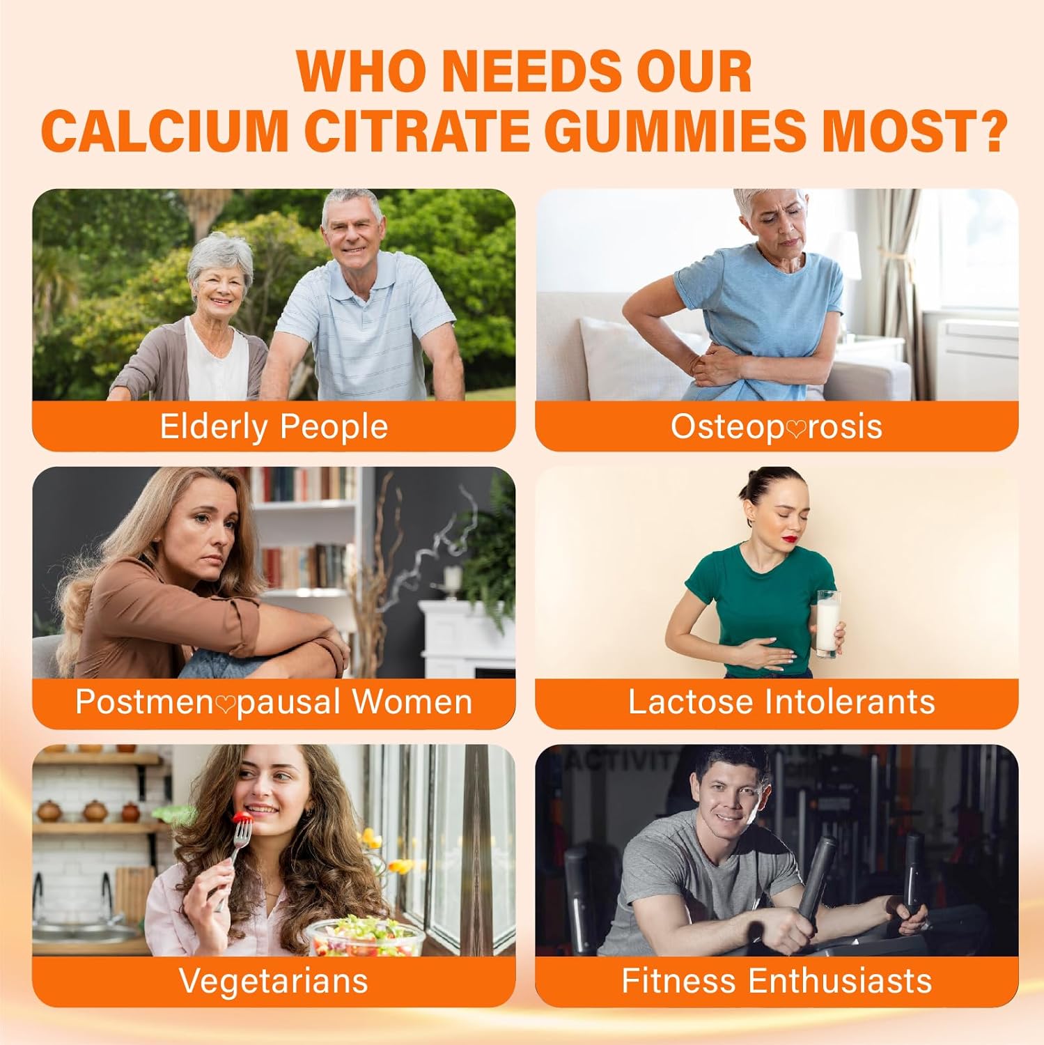 Calcium 1200 mg with Vitamin D3 Supplement for Adults - Calcium Gummies with 5000iu Vitamin D3, K2, B6, B12, Magnesium & Zinc - Calcium Supplement for Women Men - Easy to Digest, Vegan (2 pack) - Image 6