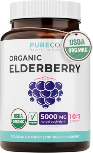PURE CO Organic Elderberry 10:1 Ext...