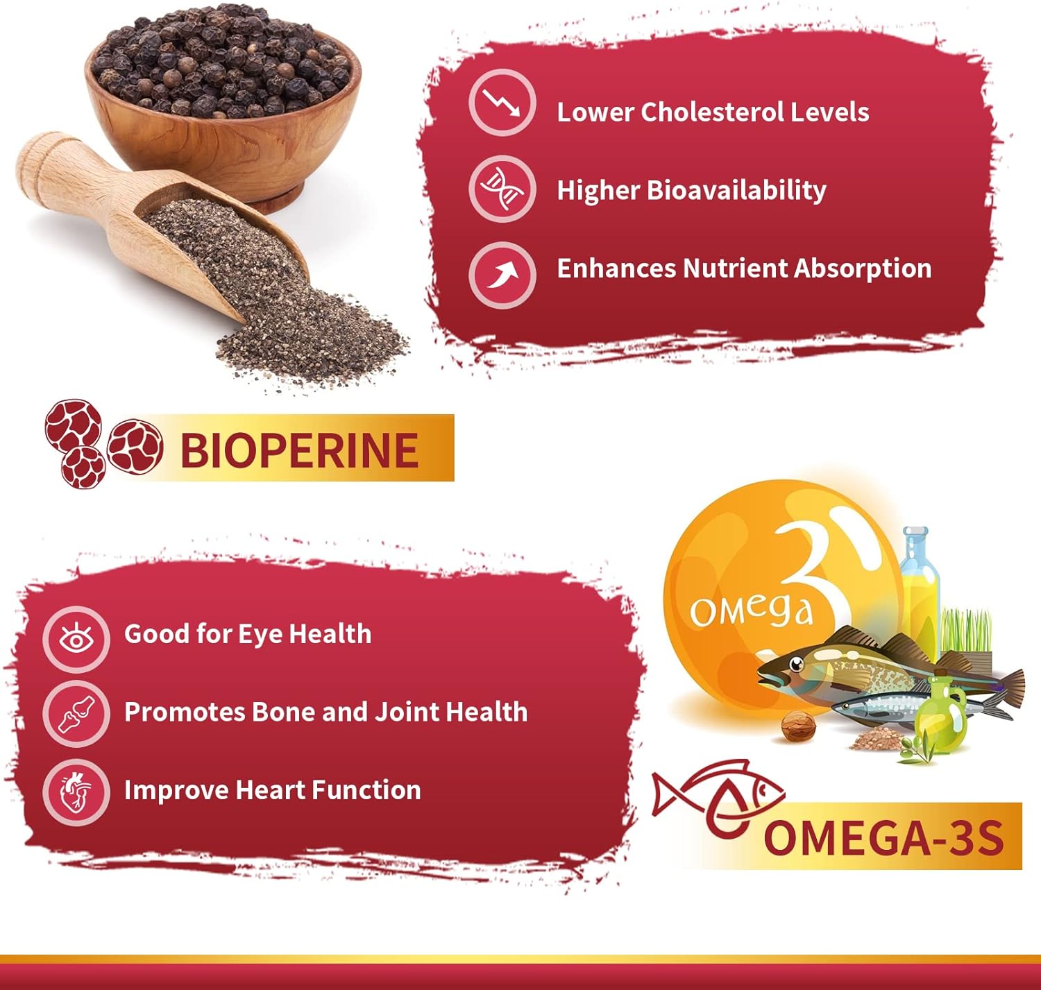 ZEBORA CoQ10-400mg-Softgels with PQQ, BioPerine & Omega-3, Coenzyme Q10(Ubiquinone) Supplement for High-Absorption, Powerful-Antioxidant, Support Heart & Energy-Production, 120 Servings - Image 6