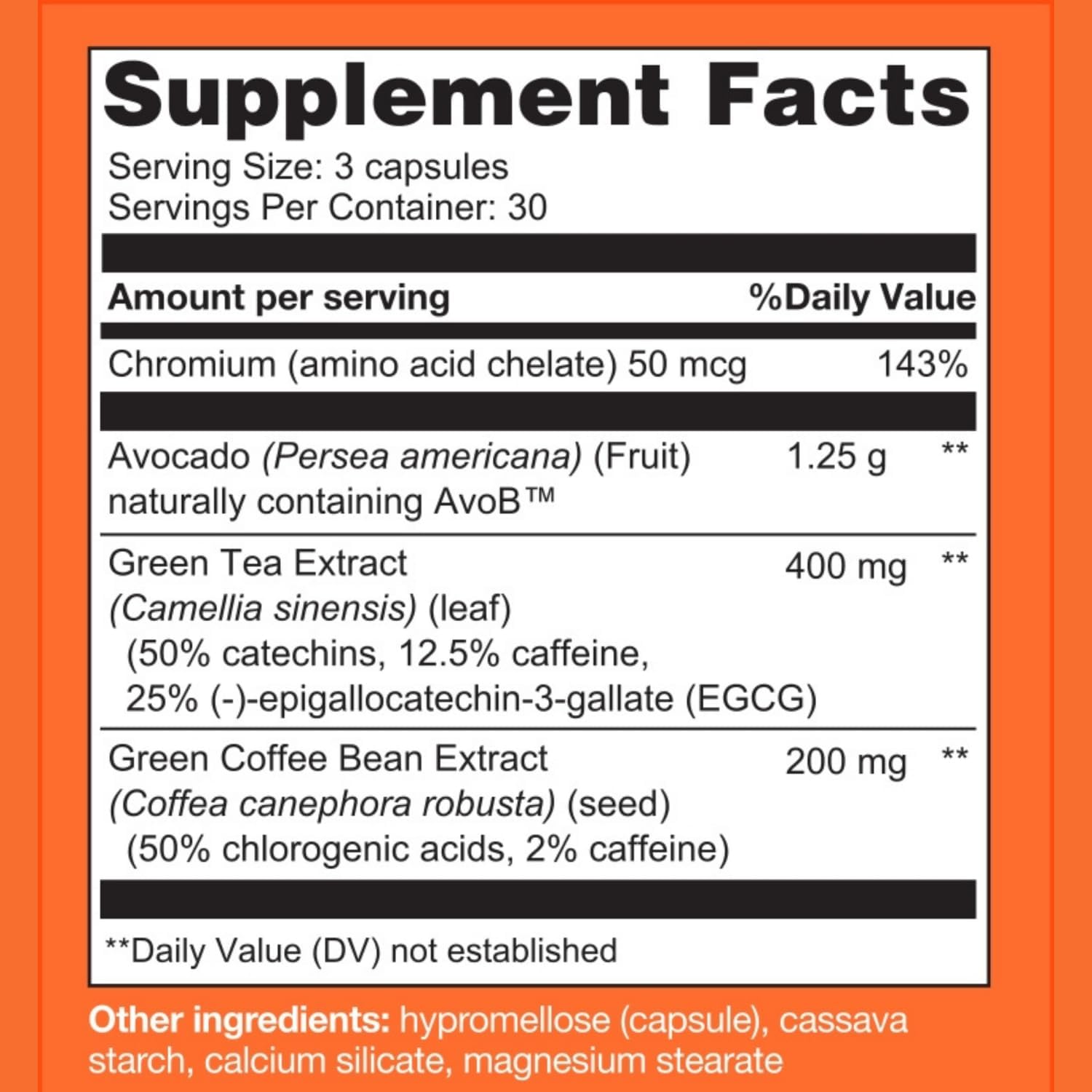 Metavo Advanced Weight Support Natural Diet Supplements with Essential Nutrients for Promoting Wellness, Enriched with Avocados, Green Tea, Chromium & Green Coffee, 90 Easy-to-Swallow Capsules - Image 9