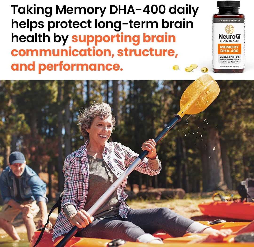 LifeSeasons NeuroQ Memory DHA-400 - Omega-3 Fish Oil Supplement - Mental Performance & Balance - Supports Neuro Brain Health - Protects Against Memory Loss & Improves Focus - 120 Softgels - Image 5