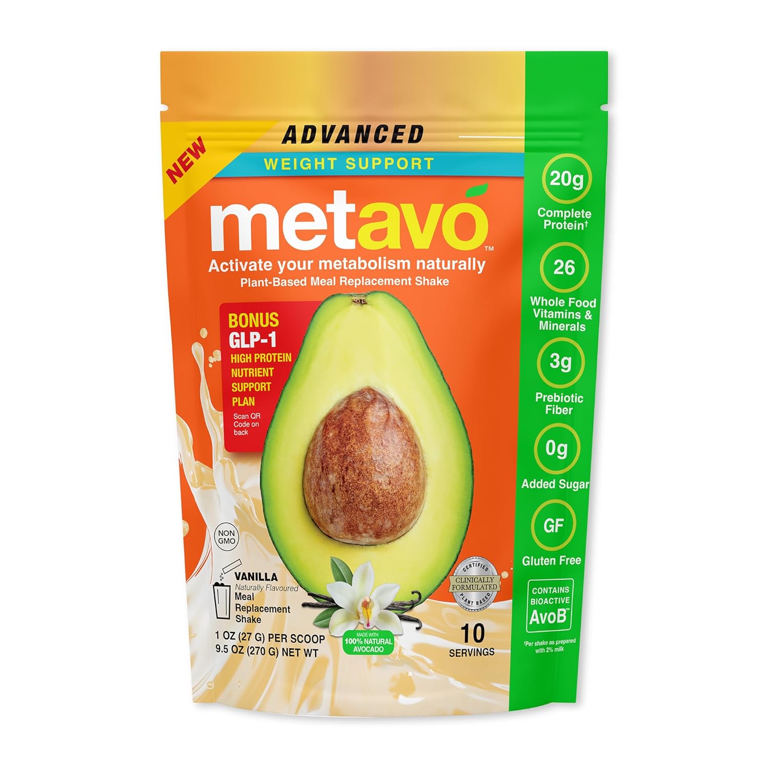 Metavo Advanced Weight Support Meal Replacement Vanilla