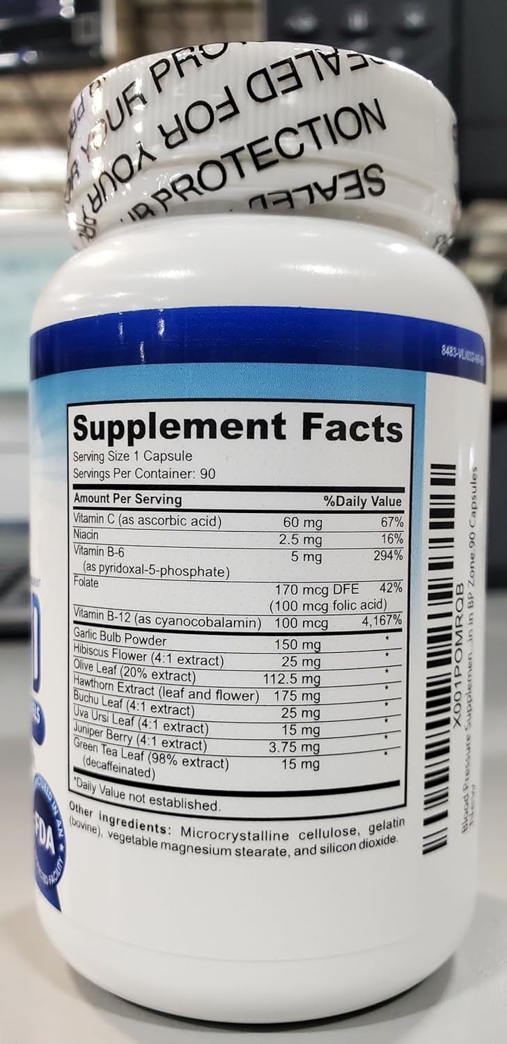 NutraPro Blood Pressure Supplements – Healthy Heart, Cholesterol Level, Blood Pressure Support.with Hawthorn.Blood Pressure Pills for Natural Anti-Hypertension and Remain in BP Zone.90 Capsules. - Image 3