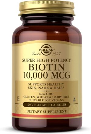 Solgar Biotin 10000 mcg Vegetable C...