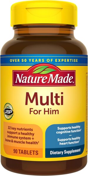 Nature Made Multivitamin for Him, M...