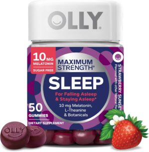 OLLY Max Strength Sleep Gummy, 10mg...