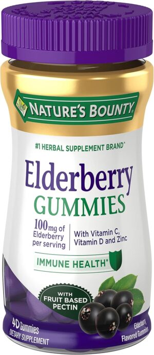 Nature’s Bounty Elderberry Gu...
