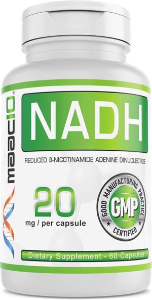 MAAC10 NADH Supplement 20mg Each 60...