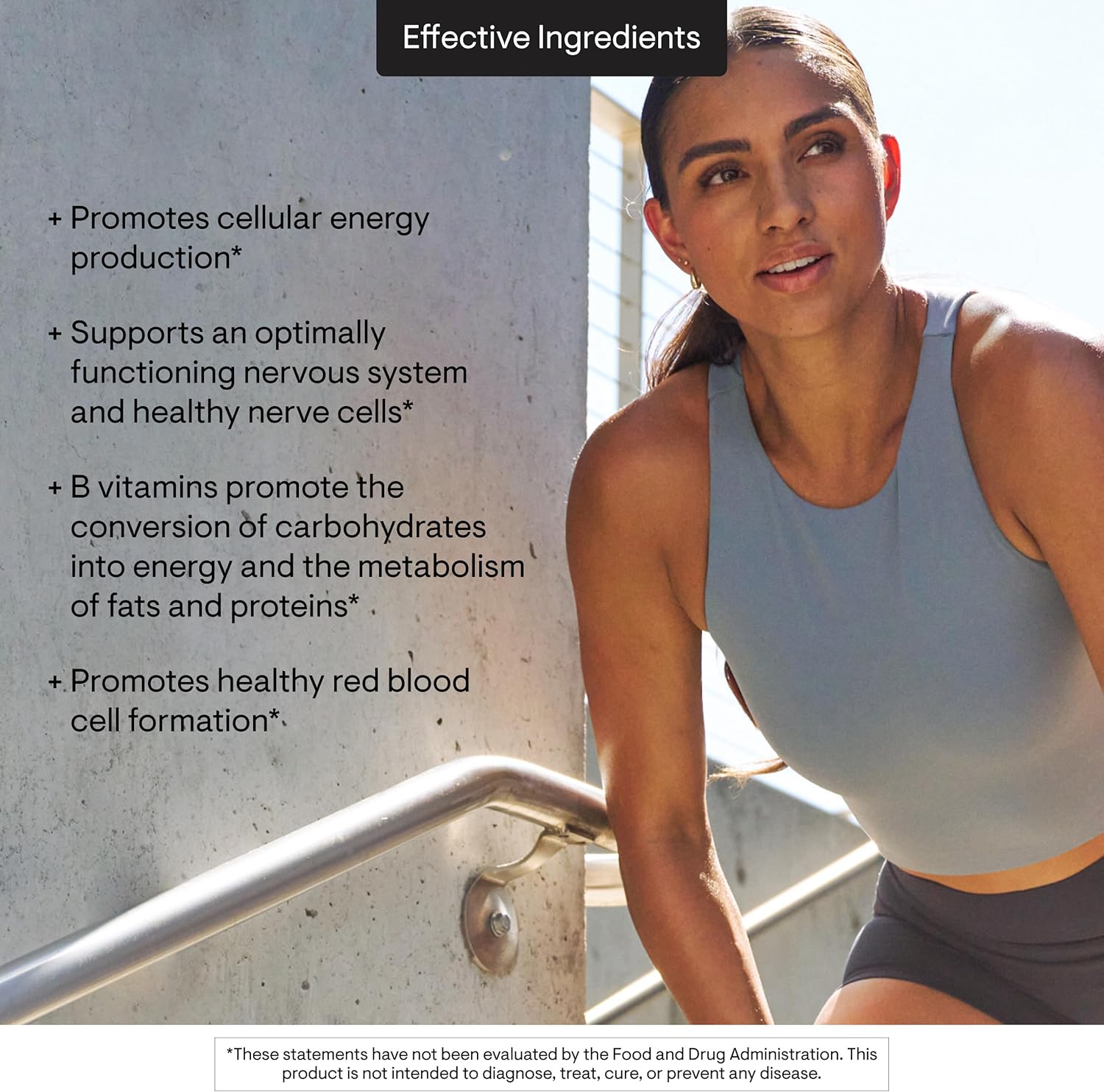 THORNE - Basic B-Complex - Tissue-Ready Vitamin B Complex Supplement with Choline - Supports Cellular Energy Production, Brain Health & Red Blood Cell Formation* - Gluten-Free - 60 Servings - Image 5