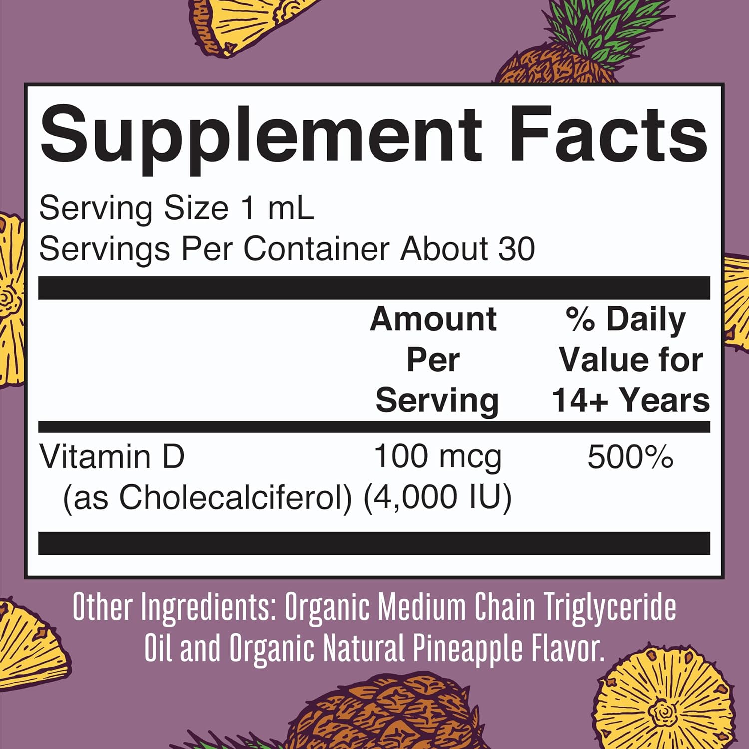MARYRUTH'S Vitamin D3 Liquid Drops | Megadose 4000 IU | USDA Organic Liquid Vitamin D Spray for Adults & Kids | Immune Support & Bone Health | Vegan | Gluten Free | Non-GMO | 30 Servings - Image 2