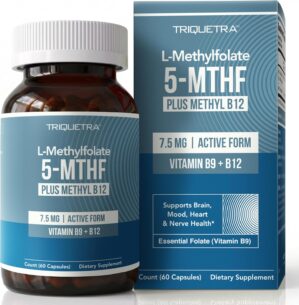 L Methylfolate 7.5mg plus Methyl B1...